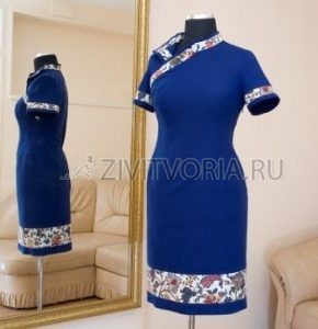 платье в китайском стиле