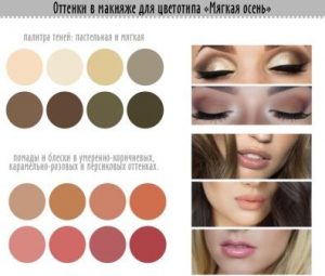 Рекомендации цветотипу осень по выбору одежды и макияжа