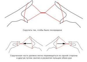 Как выщипывать брови при помощи нитки