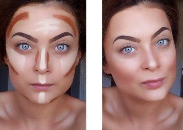 Как с помощью макияжа изменяют нос